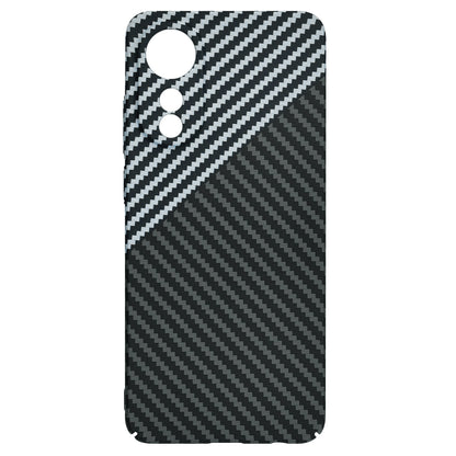 Pouzdro pro Oppo A78 4G, Techsuit, Carbonite FiberShell, Černo-šedé
