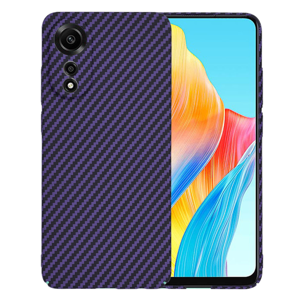 Pouzdro pro Oppo A78 4G, Techsuit, Carbonite FiberShell, Fialové