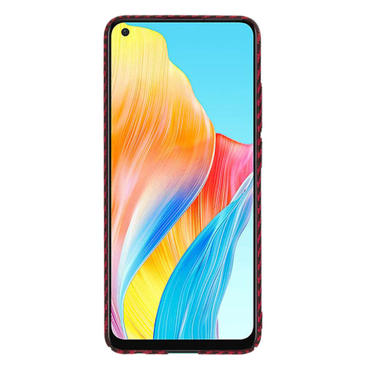 Pouzdro pro Oppo A78 4G, Techsuit, Carbonite FiberShell, červené