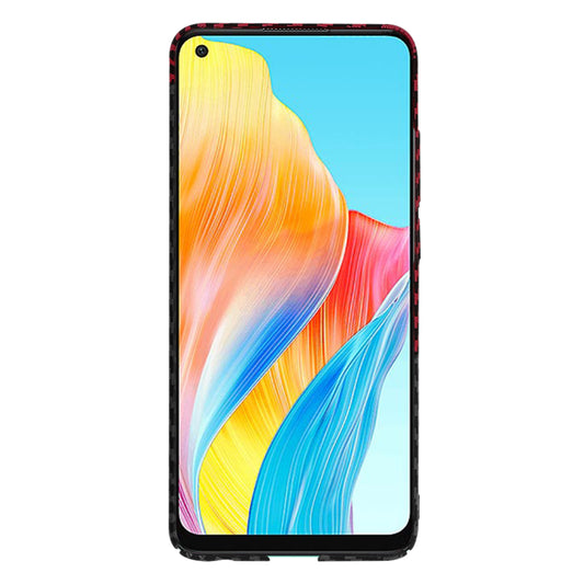 Pouzdro pro Oppo A78 4G, Techsuit, Carbonite FiberShell, Černo-červené