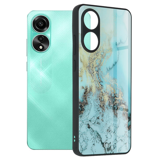 Pouzdro pro Oppo A78 4G, Techsuit, Glaze, Bleu