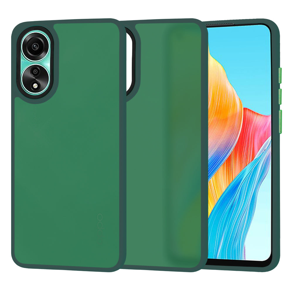 Pouzdro pro Oppo A78 4G, Techsuit, HaloFrost, Zelené