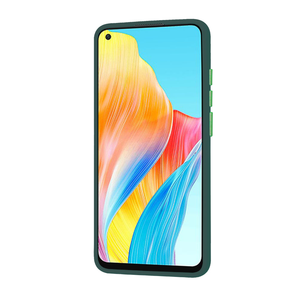 Pouzdro pro Oppo A78 4G, Techsuit, HaloFrost, Zelené