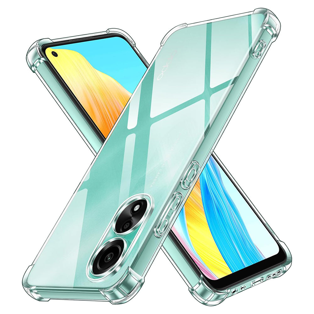 Pouzdro pro Oppo A78 4G, Techsuit, Odolné proti nárazům, Průhledné