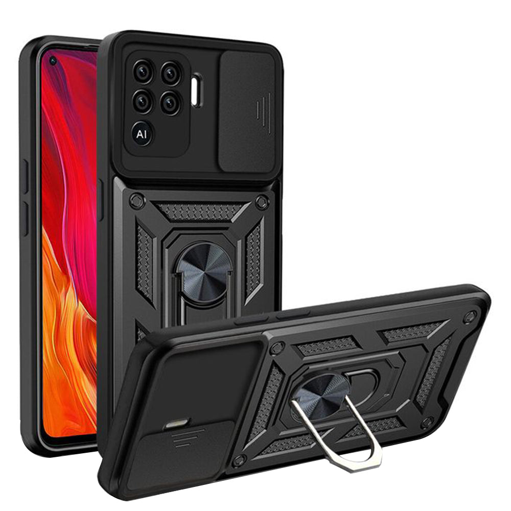 Pouzdro pro Oppo A94 / Reno5 Lite, Techsuit, CamShield, Černá