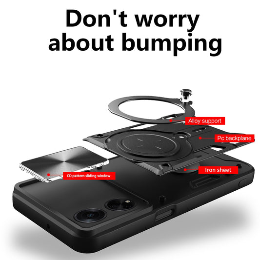 Pouzdro pro Oppo A98, Techsuit, CamGuard Pro, Černé