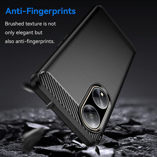 Pouzdro pro Oppo A98, Techsuit, Carbon, Černé