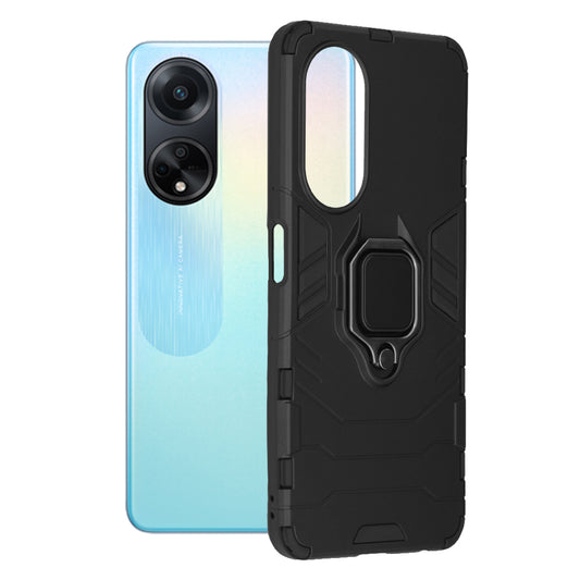Pouzdro pro Oppo A98, Techsuit, Shield, Černé