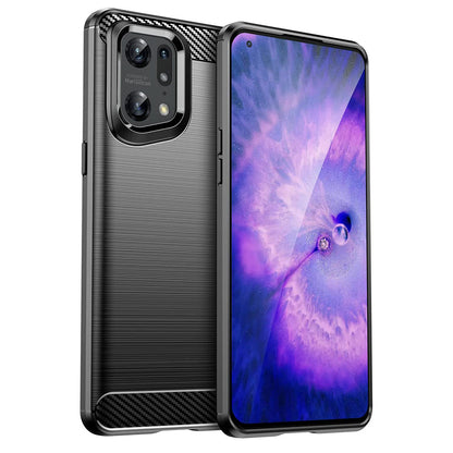 Pouzdro pro Oppo Find X5 Pro, Techsuit, Carbon, Černá