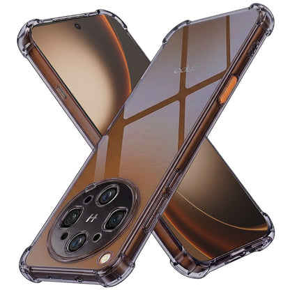 Pouzdro pro Oppo Find X9 Ultra, Techsuit, Odolné proti nárazům, Průhledné, Kouřové