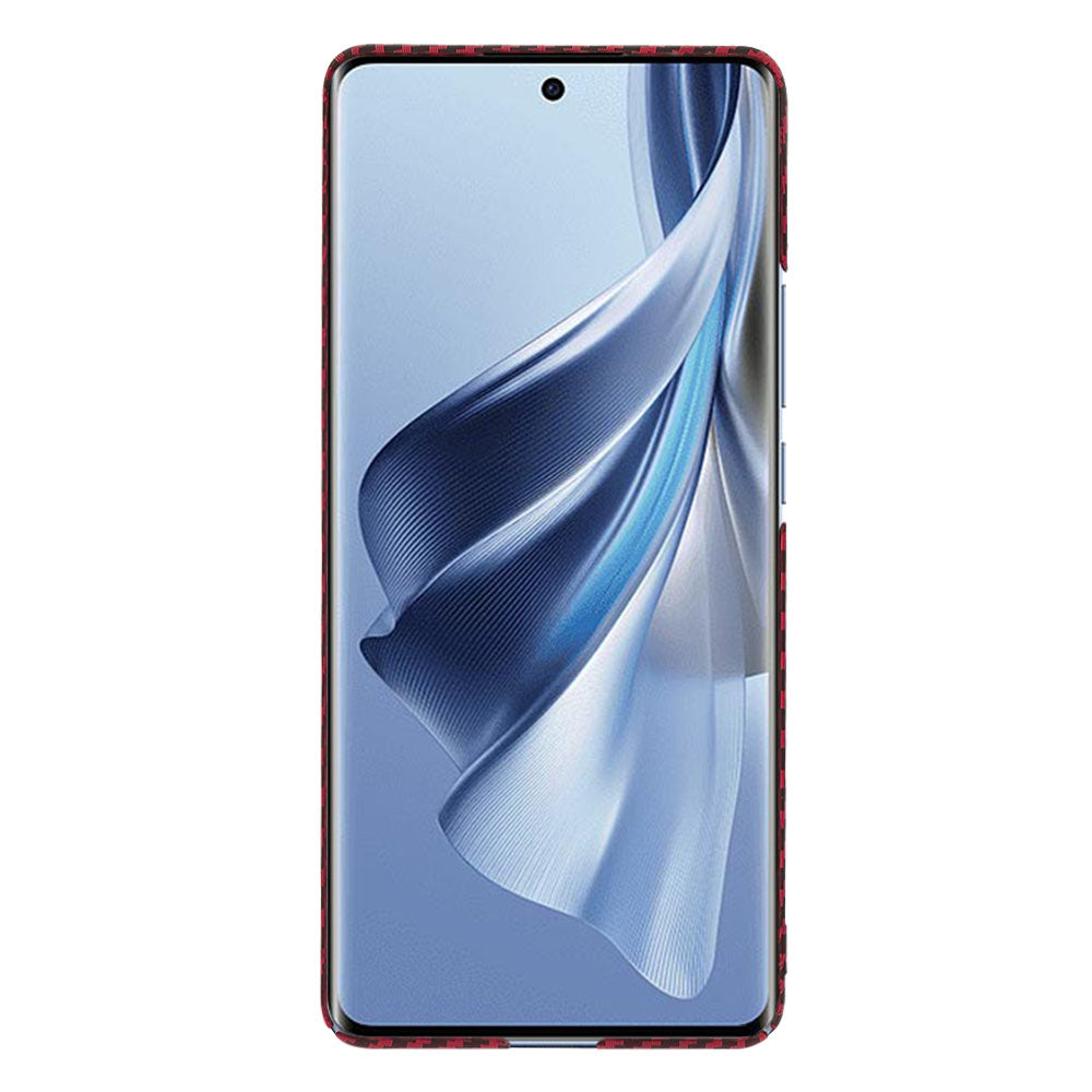 Pouzdro pro Oppo Reno10 / Reno10 Pro, Techsuit, Carbonite FiberShell, červené