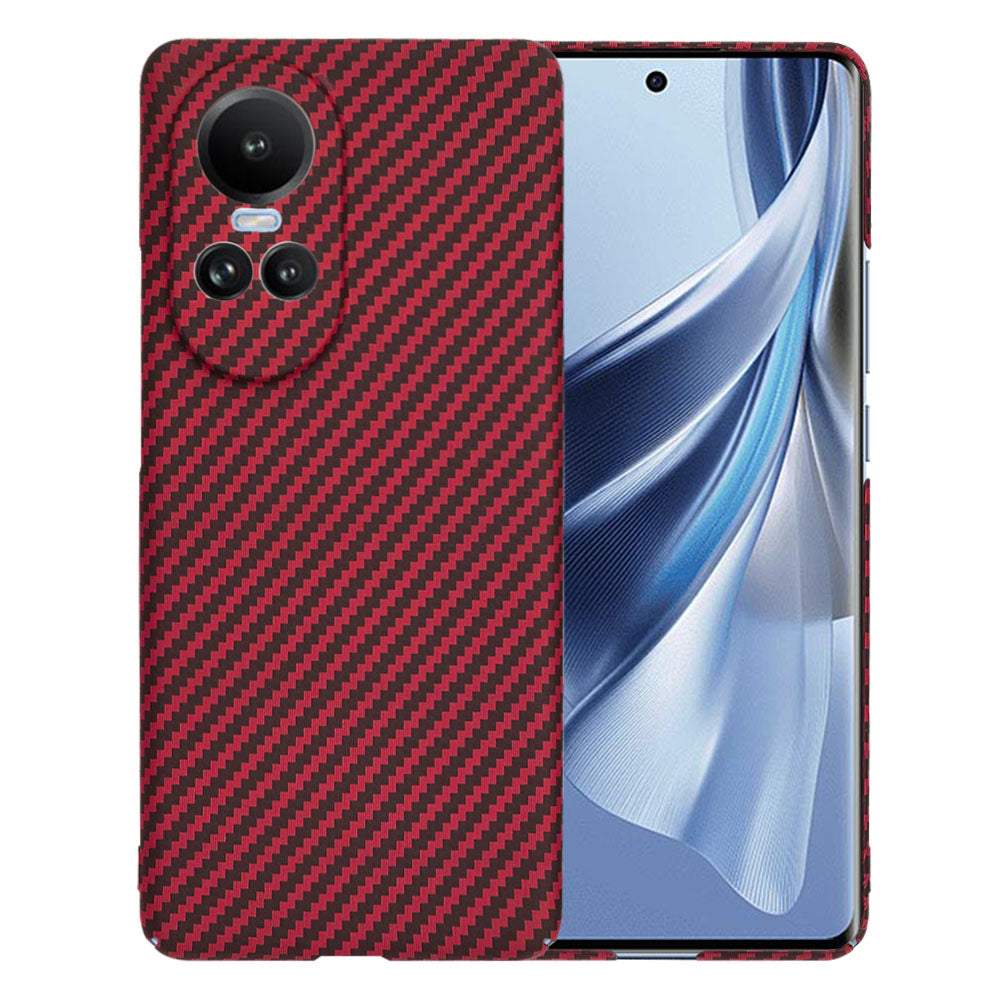 Pouzdro pro Oppo Reno10 / Reno10 Pro, Techsuit, Carbonite FiberShell, červené