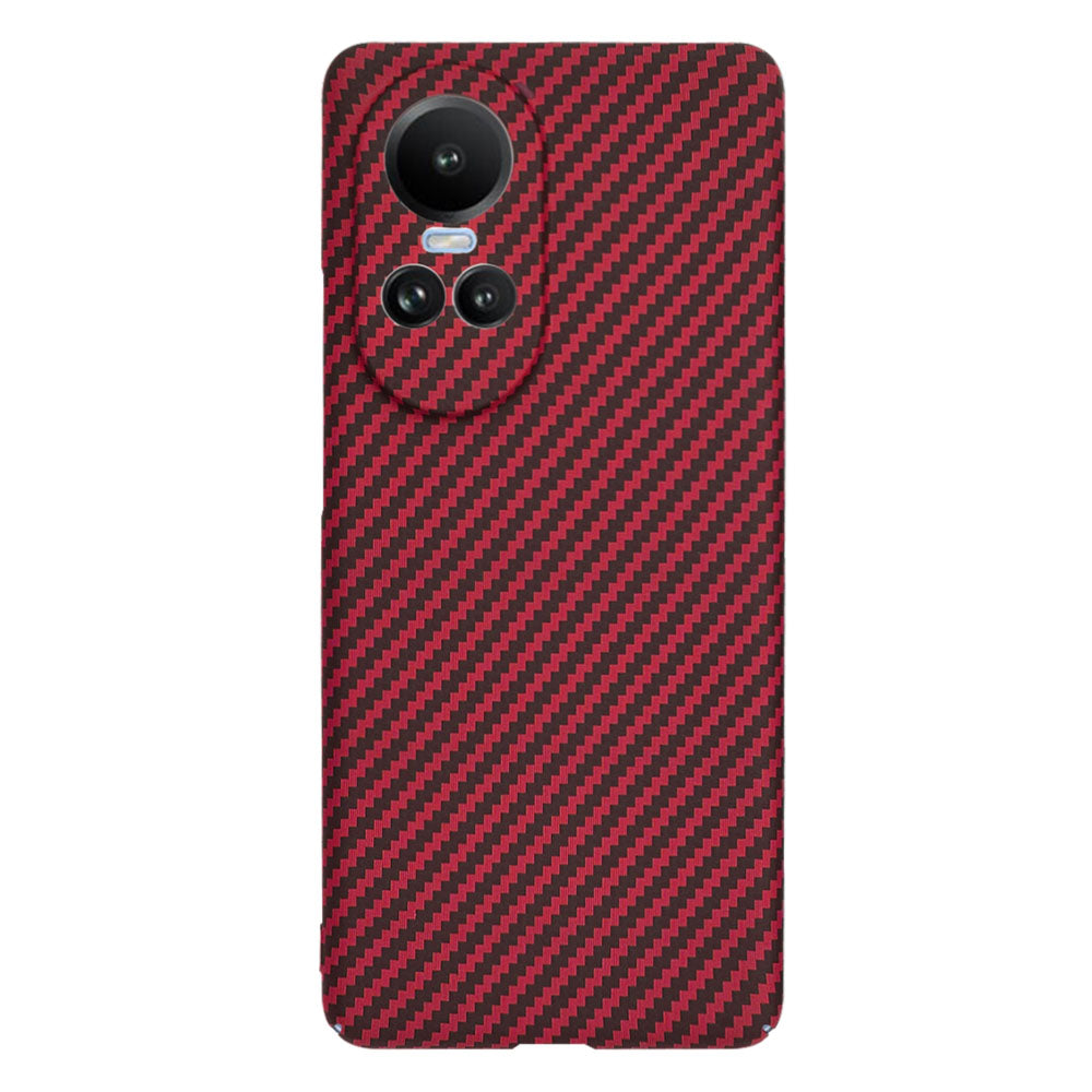 Pouzdro pro Oppo Reno10 / Reno10 Pro, Techsuit, Carbonite FiberShell, červené