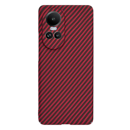 Pouzdro pro Oppo Reno10 / Reno10 Pro, Techsuit, Carbonite FiberShell, červené