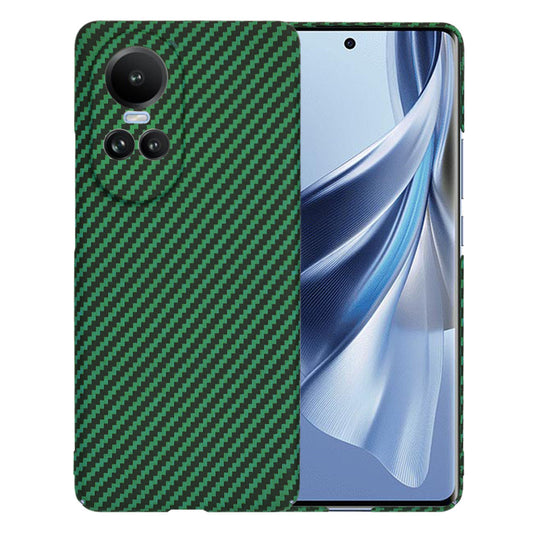 Pouzdro pro Oppo Reno10 / Reno10 Pro, Techsuit, Carbonite FiberShell, Zelené