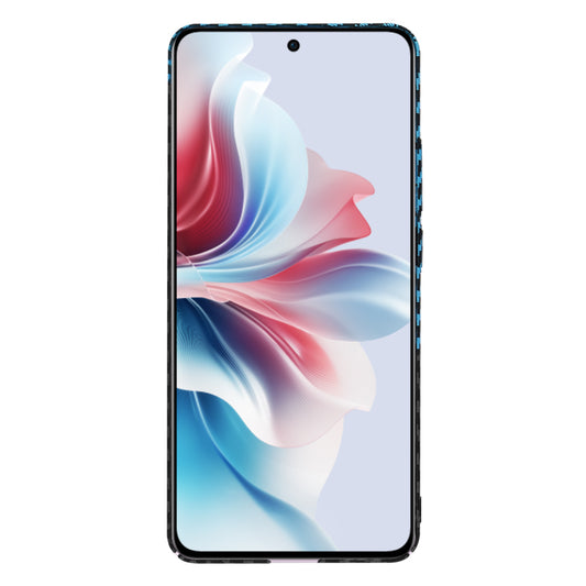 Pouzdro pro Oppo Reno11 F, Techsuit, Carbonite FiberShell, Černá Bleu