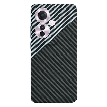Pouzdro pro Oppo Reno11 F, Techsuit, Carbonite FiberShell, Černá Šedá