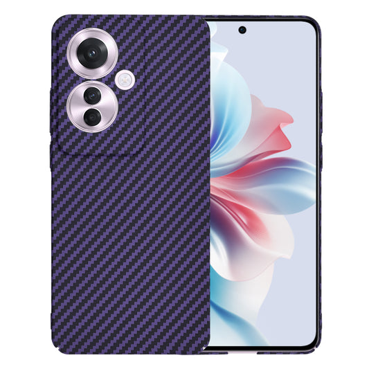 Pouzdro pro Oppo Reno11 F, Techsuit, Carbonite FiberShell, Fialové