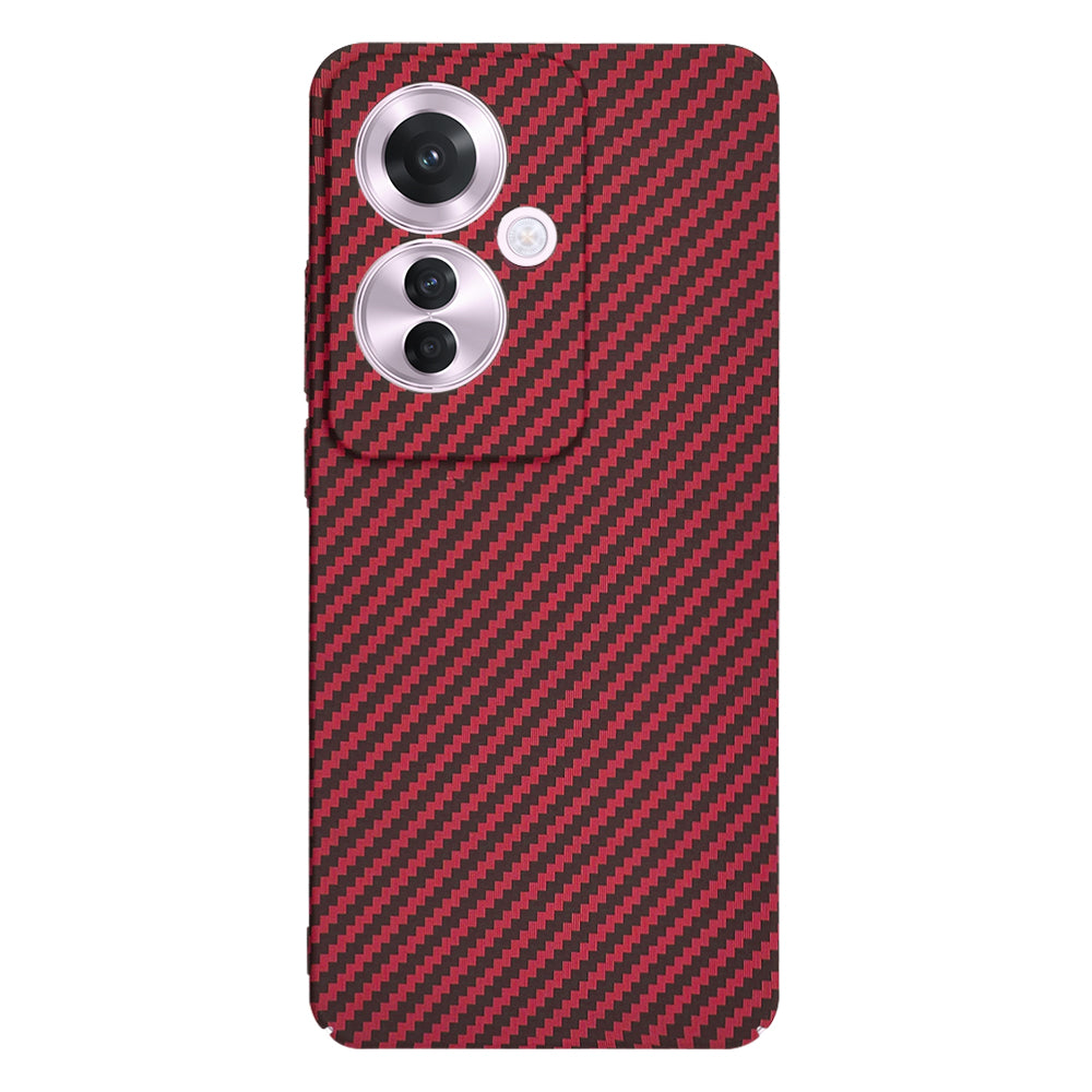 Pouzdro pro Oppo Reno11 F, Techsuit, Carbonite FiberShell, červené