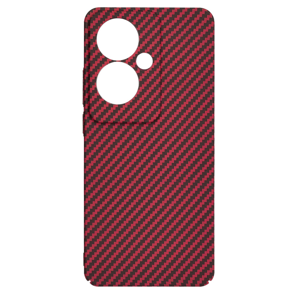 Pouzdro pro Oppo Reno11 F, Techsuit, Carbonite FiberShell, červené