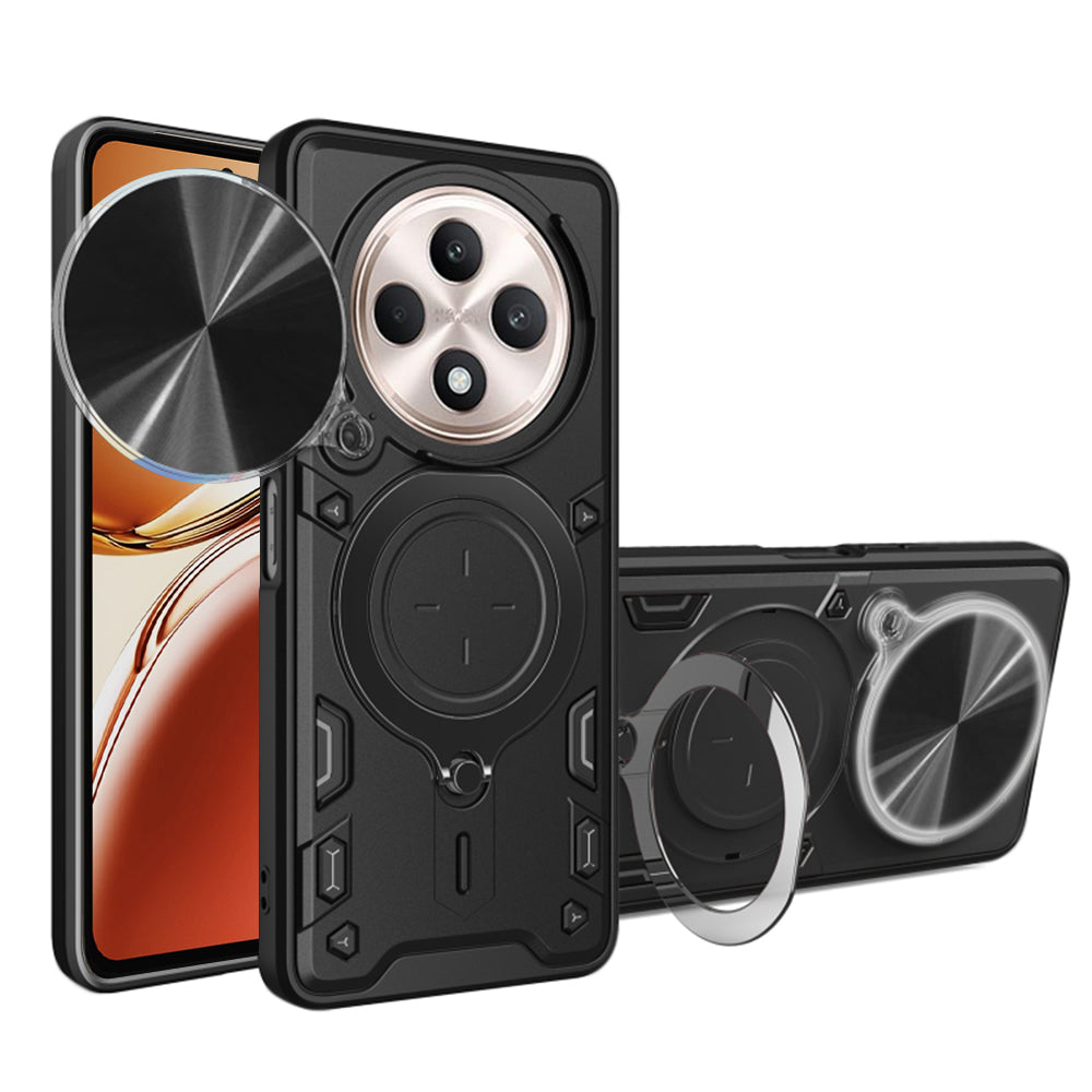 Pouzdro pro Oppo Reno12 FS 5G / Reno12 FS 4G / Reno12 F 4G / Reno12 F, Techsuit, CamGuard Pro, Černé