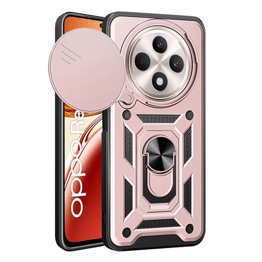 Pouzdro pro Oppo Reno12 FS 5G / Reno12 FS 4G / Reno12 F 4G / Reno12 F, Techsuit, CamShield, Růžové