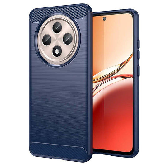 Pouzdro pro Oppo Reno12 FS 5G / Reno12 FS 4G / Reno12 F 4G / Reno12 F, Techsuit, Carbon, Modré