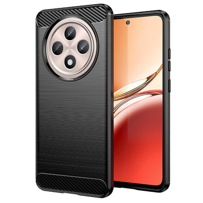 Pouzdro pro Oppo Reno12 FS 5G / Reno12 FS 4G / Reno12 F 4G / Reno12 F, Techsuit, Carbon, Černé