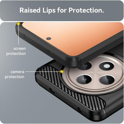 Pouzdro pro Oppo Reno12 FS 5G / Reno12 FS 4G / Reno12 F 4G / Reno12 F, Techsuit, Carbon, Černé