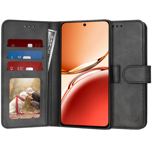 Pouzdro pro Oppo Reno12 FS 5G / Reno12 FS 4G / Reno12 F 4G / Reno12 F, Techsuit, Diary Book, černé