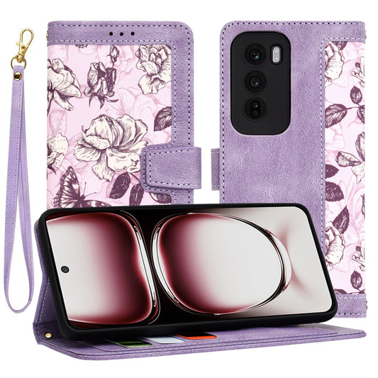 Pouzdro pro Oppo Reno12 Pro, Techsuit, FlipCraft, Fialové