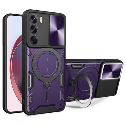 Pouzdro pro Oppo Reno12, Techsuit, CamGuard Pro, fialové