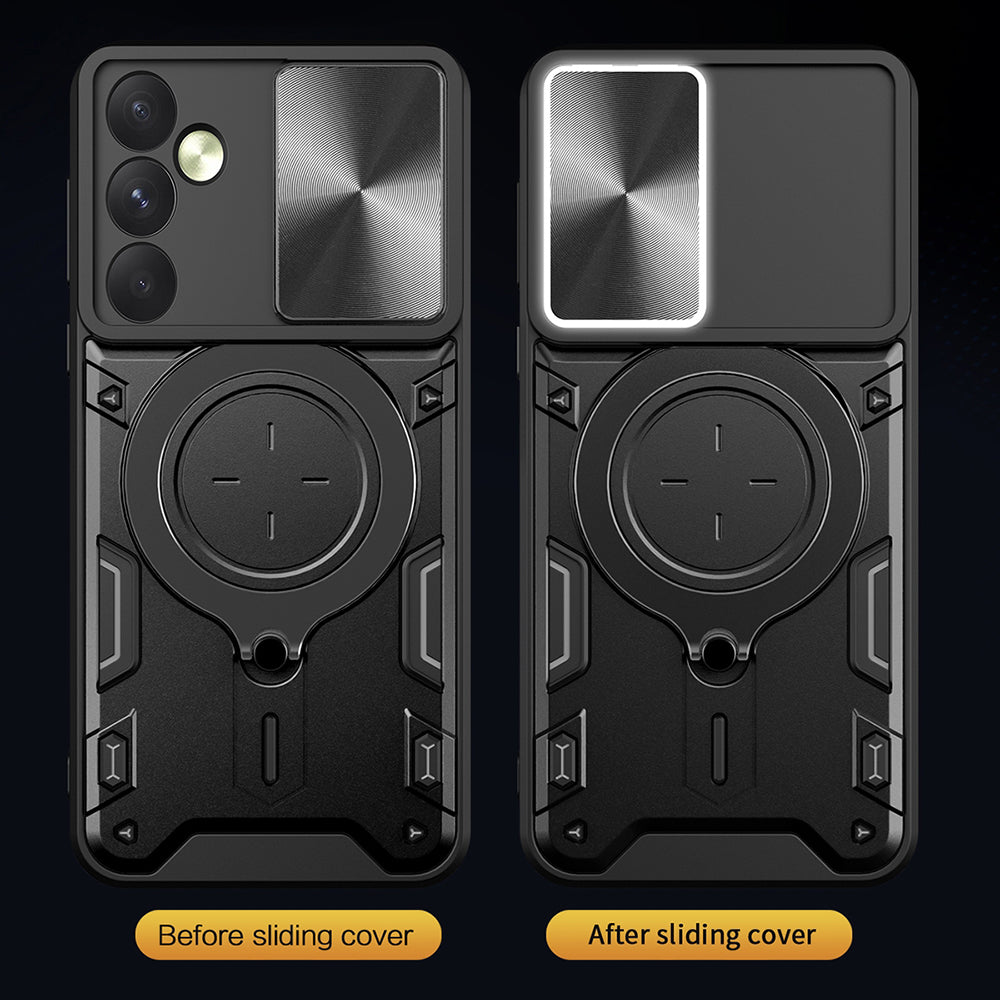Pouzdro pro Oppo Reno12, Techsuit, CamGuard Pro, fialové