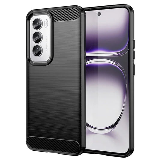 Pouzdro pro Oppo Reno12, Techsuit, Carbon, Černé