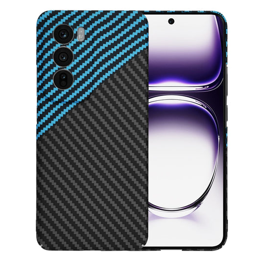 Pouzdro pro Oppo Reno12, Techsuit, Carbonite FiberShell, Černá Bleu