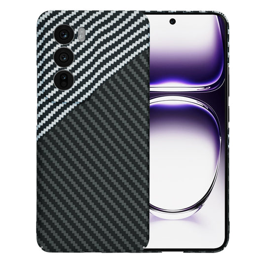 Pouzdro pro Oppo Reno12, Techsuit, Carbonite FiberShell, Černo-šedé