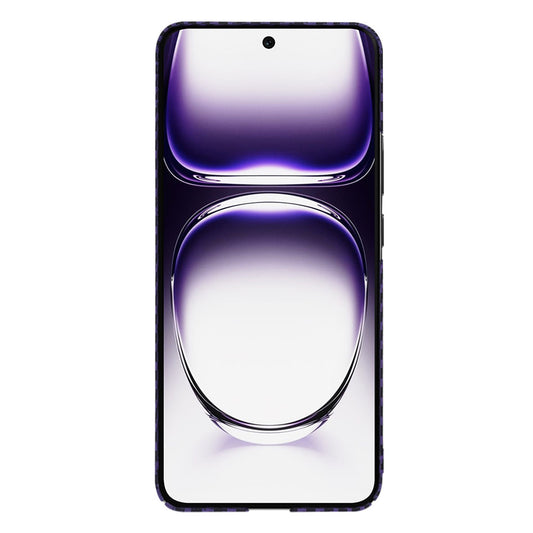 Pouzdro pro Oppo Reno12, Techsuit, Carbonite FiberShell, Fialové