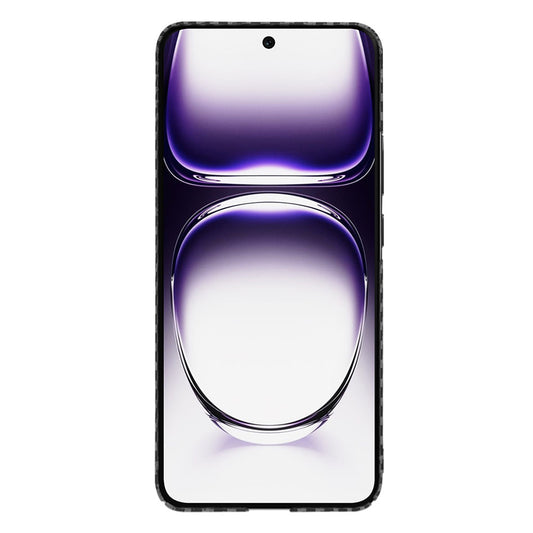 Pouzdro pro Oppo Reno12, Techsuit, Carbonite FiberShell, Černé