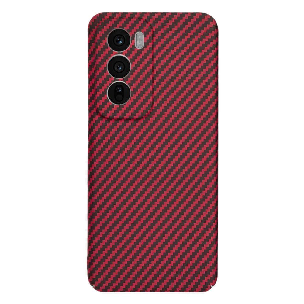Pouzdro pro Oppo Reno12, Techsuit, Carbonite FiberShell, červené