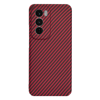 Pouzdro pro Oppo Reno12, Techsuit, Carbonite FiberShell, červené