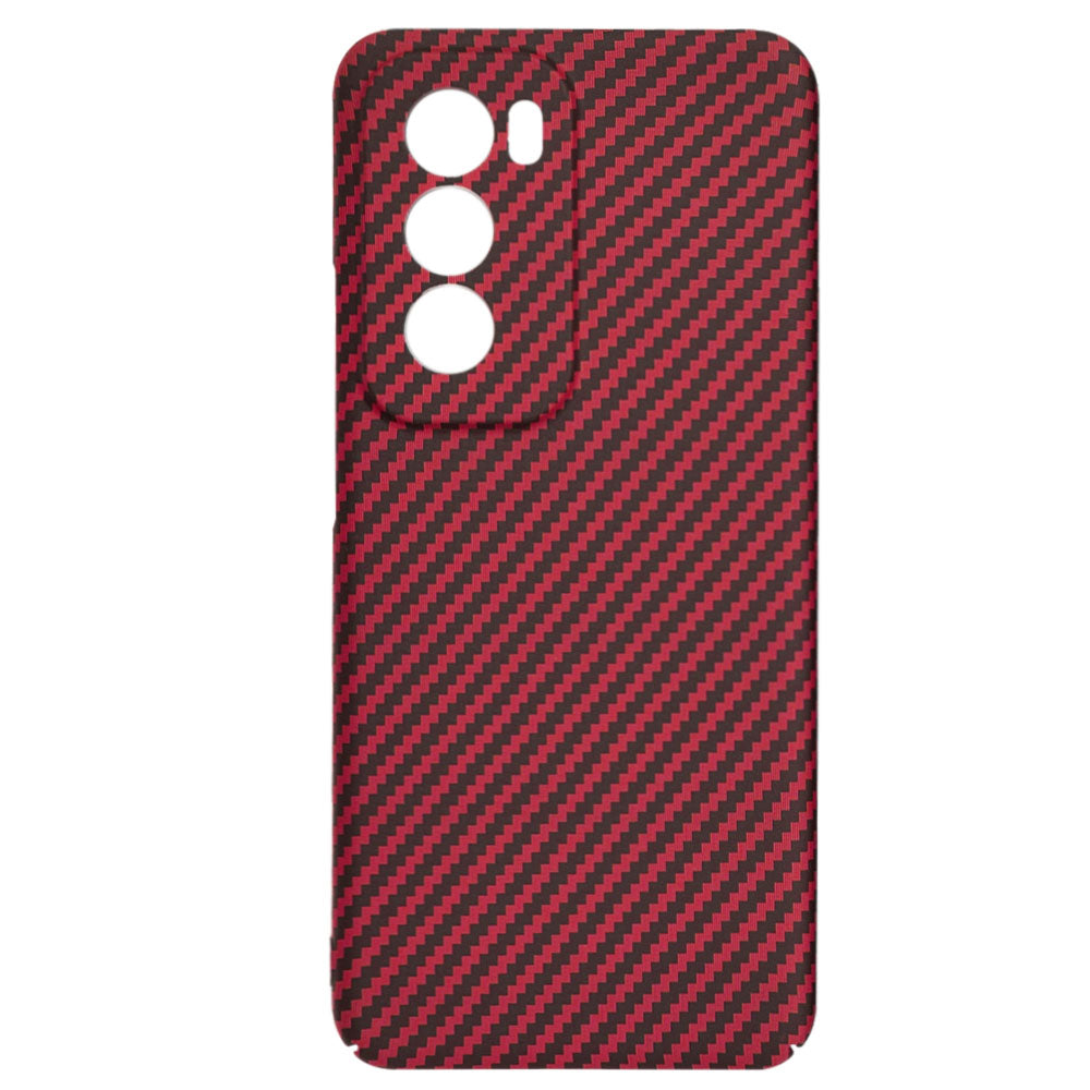 Pouzdro pro Oppo Reno12, Techsuit, Carbonite FiberShell, červené