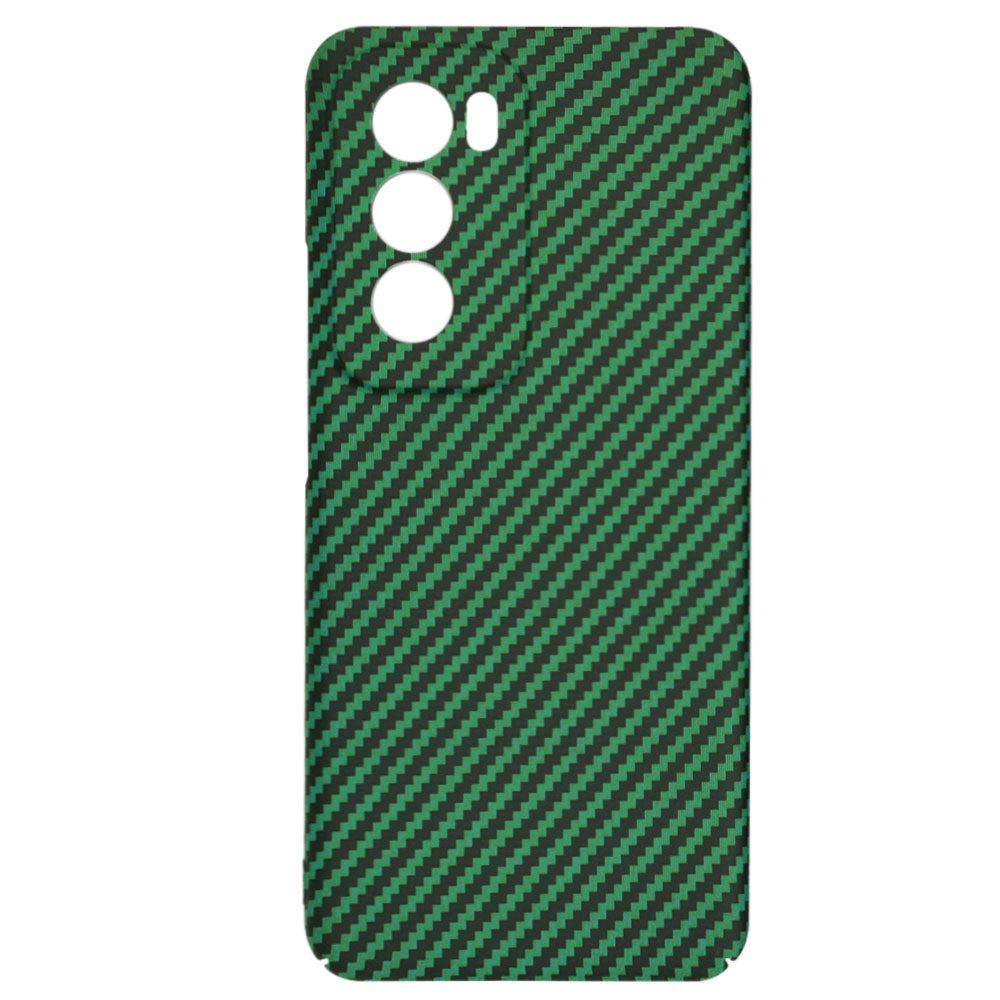 Pouzdro pro Oppo Reno12, Techsuit, Carbonite FiberShell, Zelené