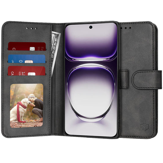 Pouzdro pro Oppo Reno12, Techsuit, Diary Book, Černé