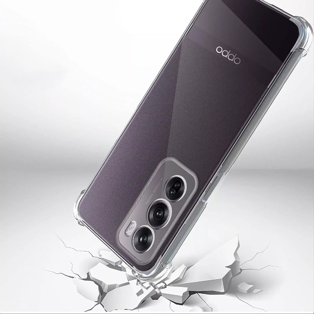 Pouzdro pro Oppo Reno12, Techsuit, Odolné proti nárazům, Průhledné
