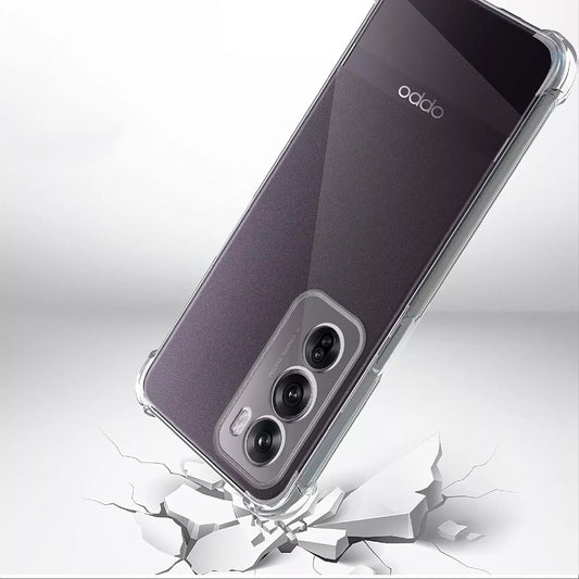 Pouzdro pro Oppo Reno12, Techsuit, Odolné proti nárazům, Průhledné