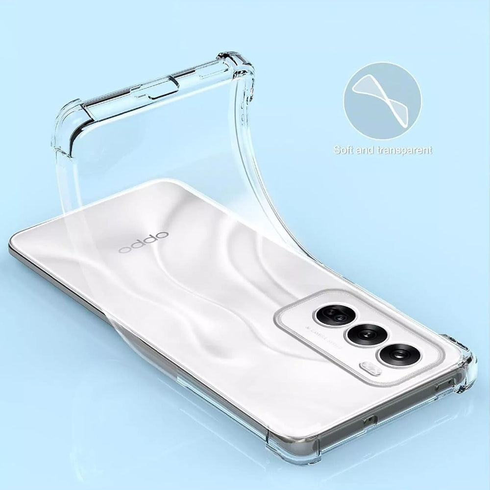 Pouzdro pro Oppo Reno12, Techsuit, Odolné proti nárazům, Průhledné