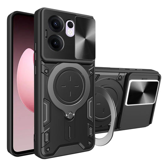 Pouzdro pro Oppo Reno13 FS 5G / Reno13 F 4G / Reno13 F, Techsuit, CamGuard Pro, Černé