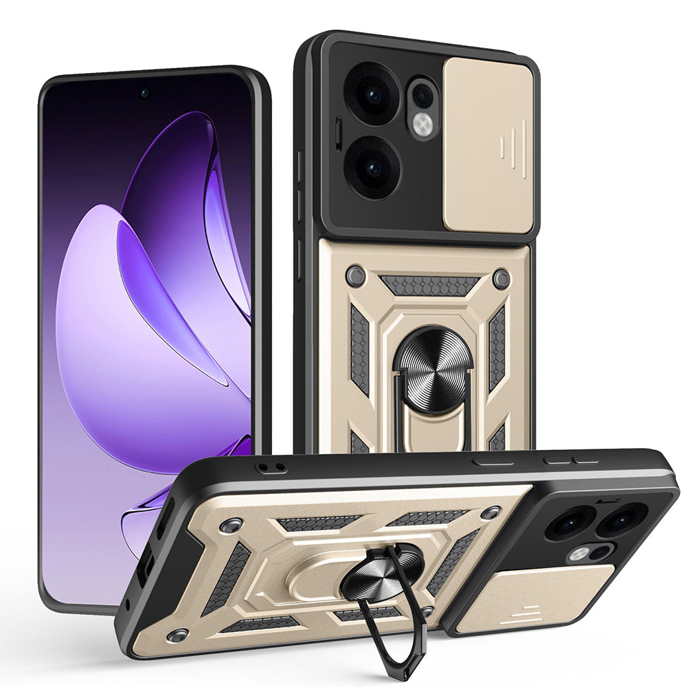 Pouzdro pro Oppo Reno13 FS 5G / Reno13 F 4G / Reno13 F, Techsuit, CamShield, Zlaté