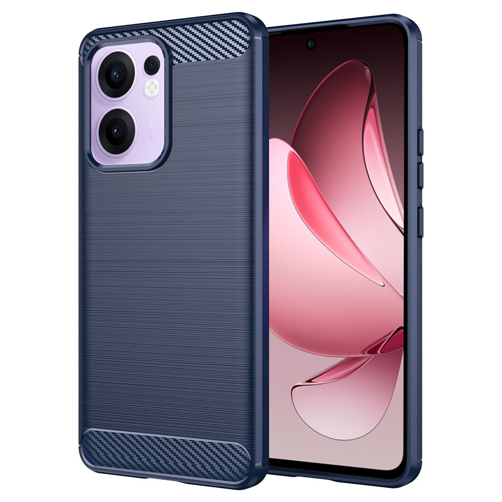 Pouzdro pro Oppo Reno13 FS 5G / Reno13 F 4G / Reno13 F, Techsuit, Carbon, Modrá