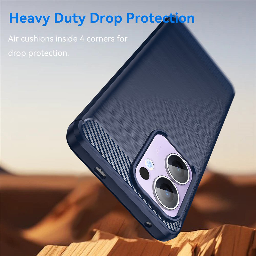 Pouzdro pro Oppo Reno13 FS 5G / Reno13 F 4G / Reno13 F, Techsuit, Carbon, Modrá